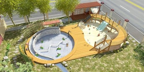 这个两年前的幼儿园设计方案,有超棒的活动场地,比游