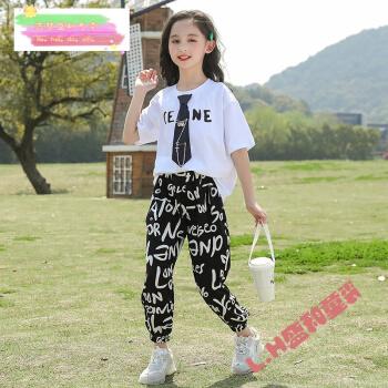 小女孩6-17岁夏天穿的女童夏季套装2021年新款儿童中大童运动衣服网红