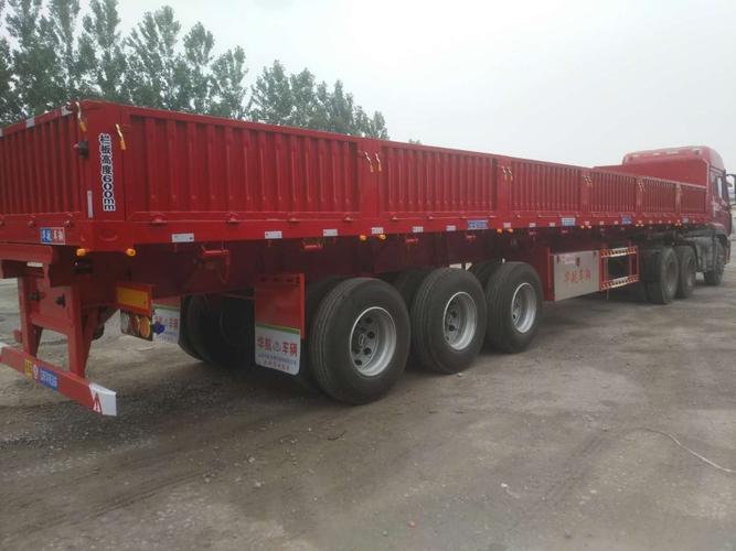 专业定制13米11米侧翻自卸半挂车 60标箱侧翻半挂车