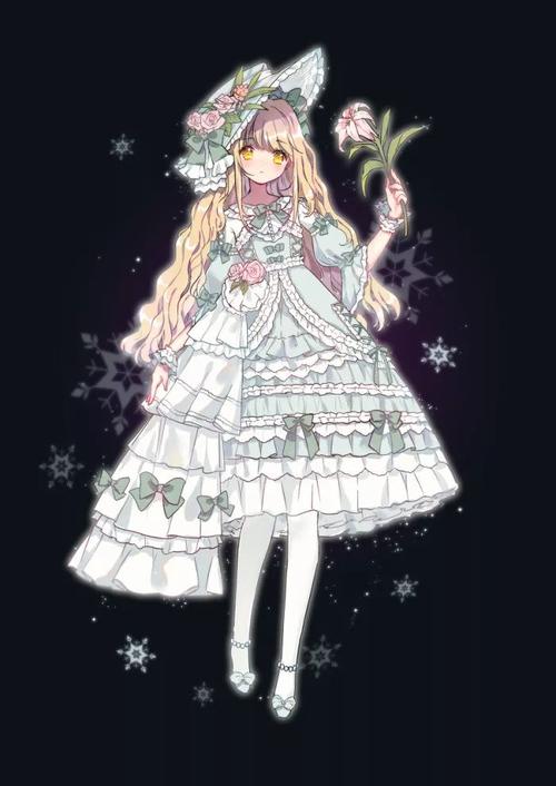 马克笔手绘可爱少女洛丽塔