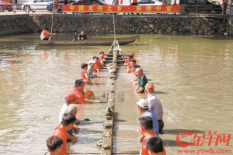 东莞中堂举行起龙传统仪式39岁老龙展现龙舟魅力
