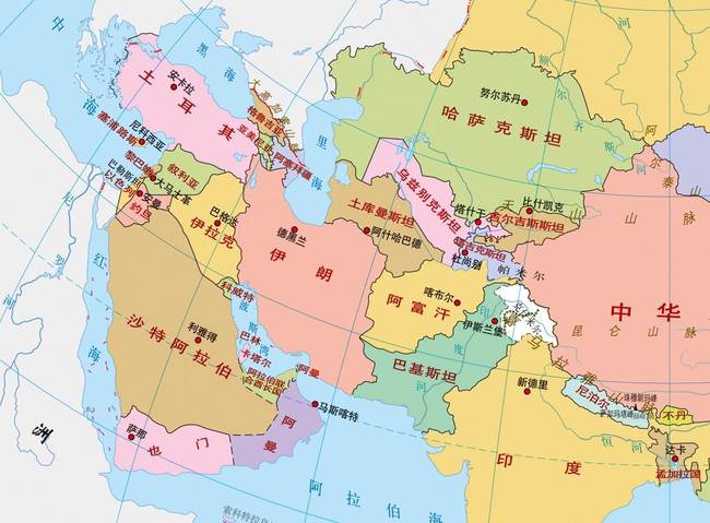 了解一下中东(二):几个地理名词