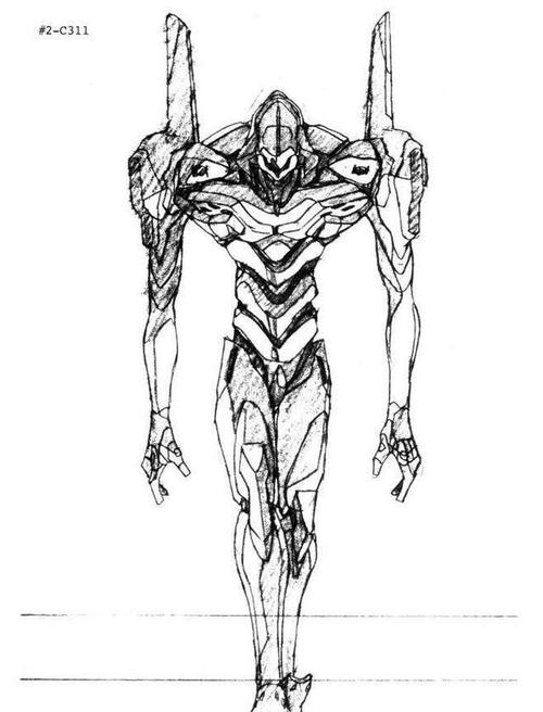 的万能人形决定性武器"eva"和神秘敌人"使徒"攻击城市之间的战斗故事