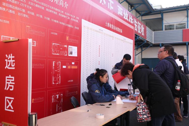 望坛棚户区改造项目顺利开展通州土桥租赁房屋选房工作