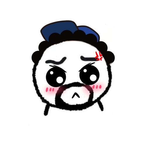 憨憨又可爱的胡子大叔头像