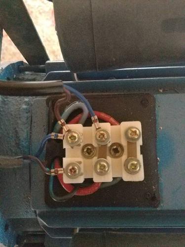 各位老师单向电机怎么接线,正转