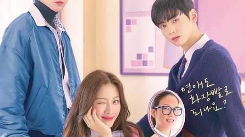 韩国连续剧女神降临全校公认的女神居然是丑女靠化妆装扮