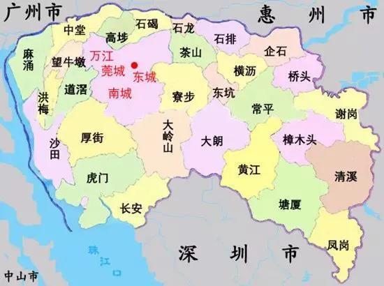 今天兴之所致,对着地图,花了两小时,编了一个地名段子玩东莞的花海,像