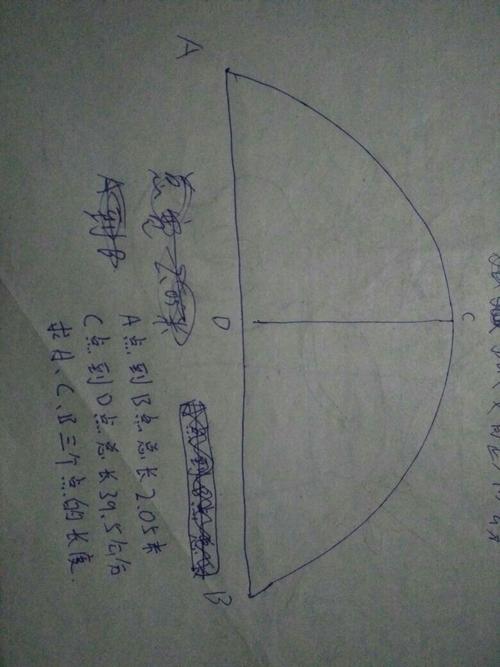 在线等!求弧度的总长!