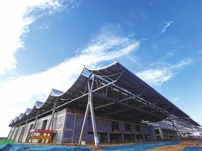 比肩上海国家会展中心 郑州新国际会展中心雏形初现