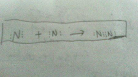 用电子式表示n2的行成过程,并用结构式表示