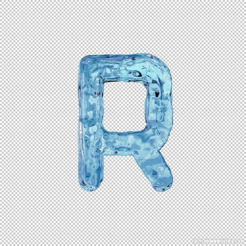 3d冰冷字体r