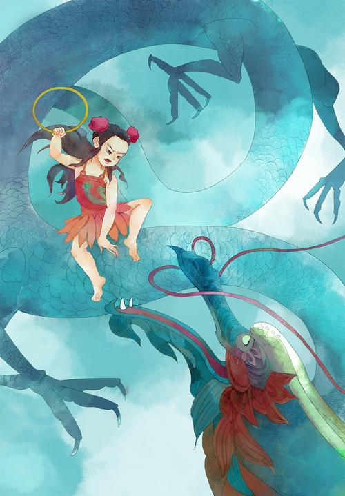 《神话故事》插画