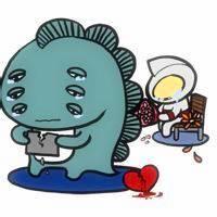 温暖可爱的小怪兽和凹凸曼头像