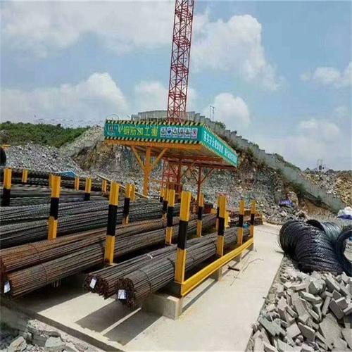 建筑工地钢筋存放架 钢筋堆场 盘条摆架 钢筋堆放架