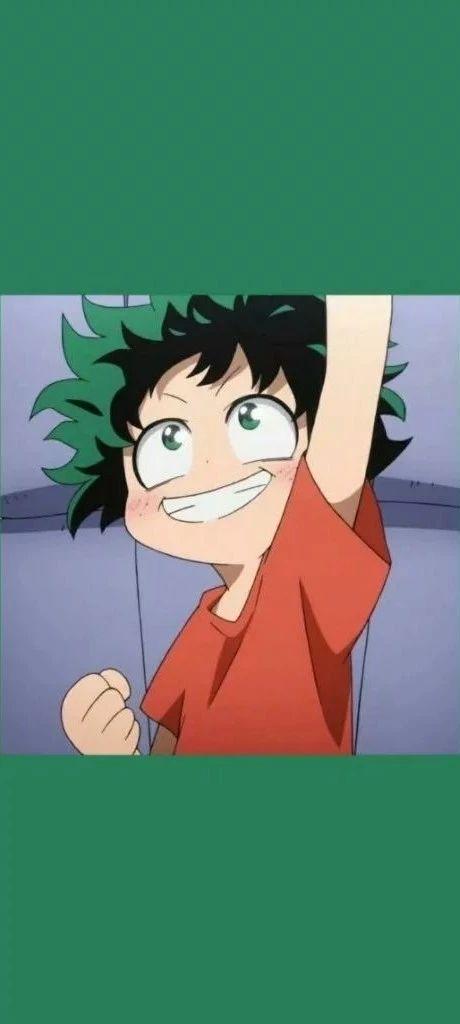 抖音绿谷出久壁纸_小绿谷壁纸两张高清_软吧