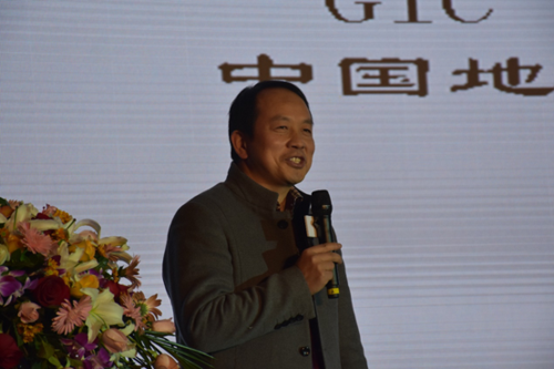中国地质大学珠宝学院院长杨明星作主题演讲