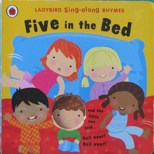 ladybird sing-along rhymes five in the bed