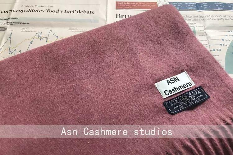 秋冬明羊毛羊绒混纺纯色围巾 活动来源:asn cashmere高端羊毛围巾
