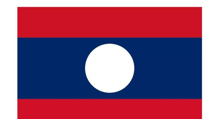 老挝人民民主共和国国旗古巴国旗是一面由三条蓝(象征环绕古巴的海洋