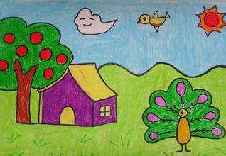理想的居住环境儿童画关于理想的儿童画大图-50kb 理想的居住环境