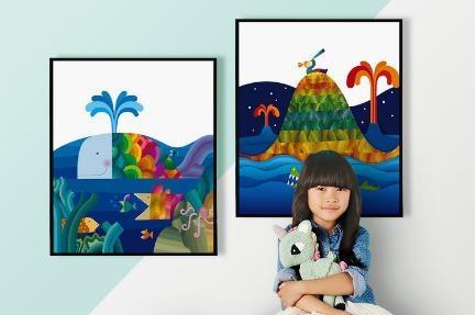 从儿童房装饰画中看出孩子的性格