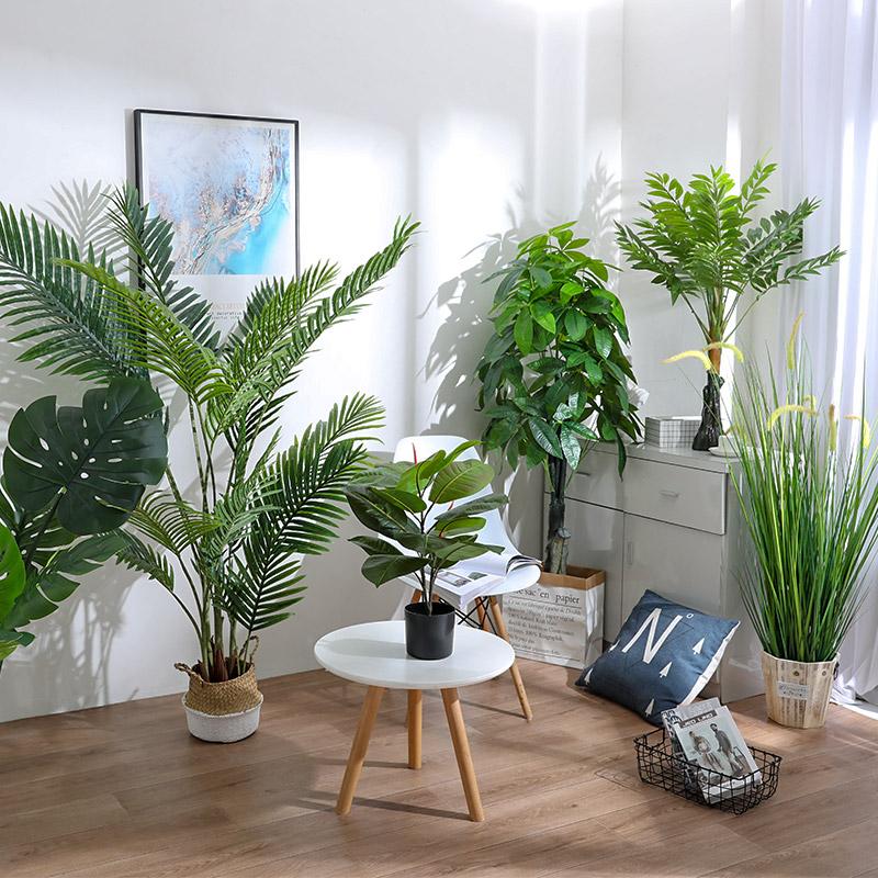 北欧仿真植物发财树假盆栽天堂鸟旅人蕉客厅造景大型室内装饰绿植