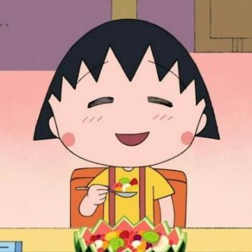 卡通头像 可爱呆萌的樱桃小丸子头像,小时候最喜爱的动画片就是樱桃