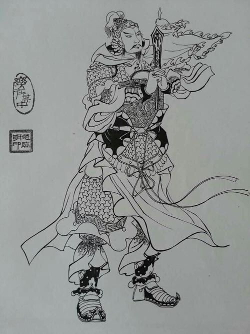墨彩诗心 笔底万象——赵临明的三国工笔人物画