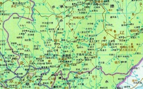 清朝承德府地图
