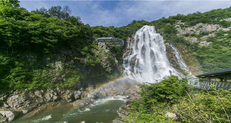 景点 国内景点 安徽景点 安庆景点 大别山彩虹瀑布