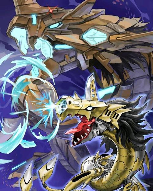 数码宝贝黑暗四天王再进化同人图 战斗暴龙兽:可能真的打不过