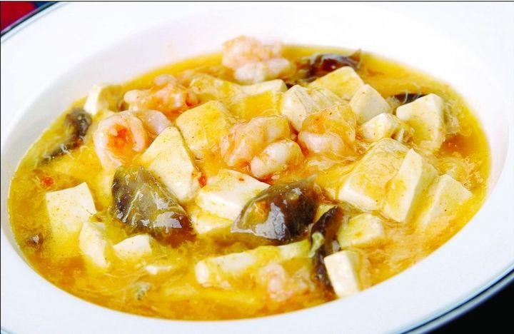 灌蟹豆腐球