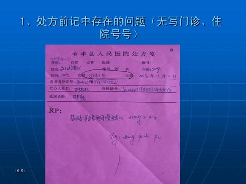 麻醉药品处方存在的问题ppt