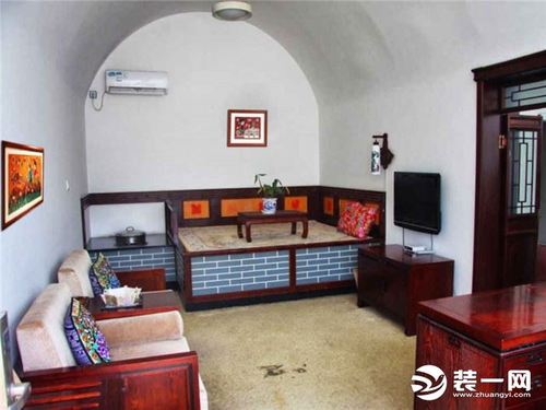 陕北窑洞装修设计随着时代在进步现代农村窑洞装修也变豪