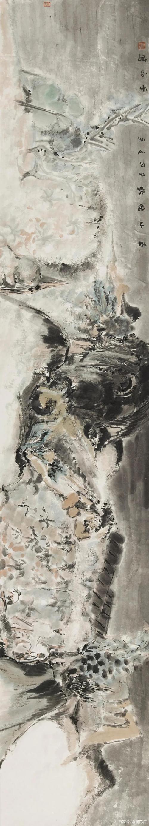 周松的山水画,书写出妙意!