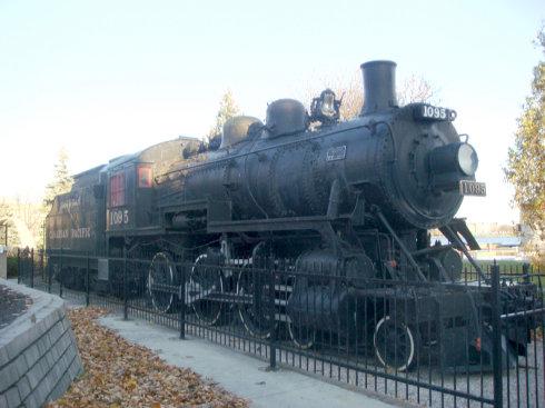 最古老的曾横贯加拿大东西部的火车头.