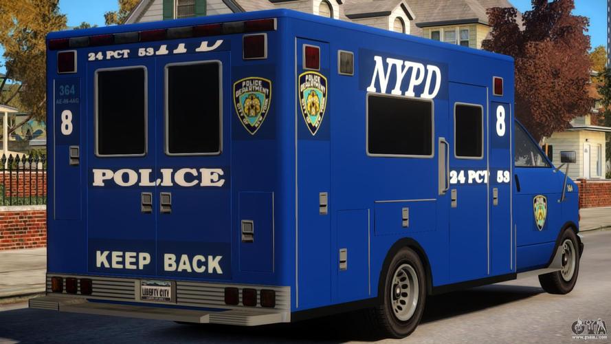 police nypd van for gta 4