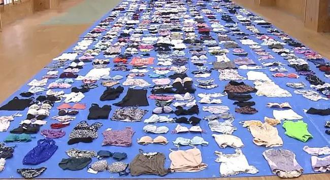日本56岁男子行为怪异在自助投币洗衣店盗窃700余件女士内衣裤
