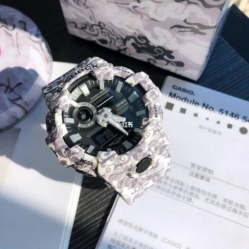 casio卡西欧g-shock白虎35周年四神兽系列限量手表男,白虎系列以型ga
