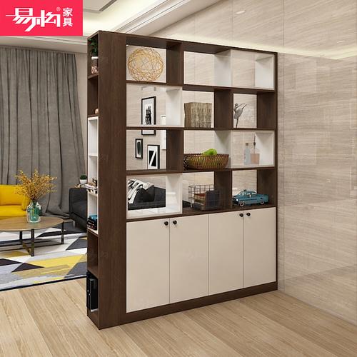 隔断柜双面屏风实木