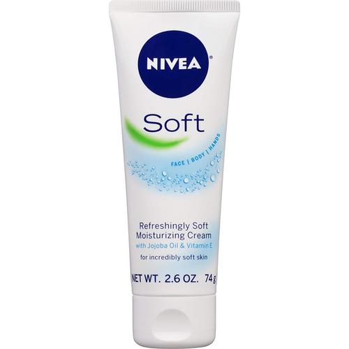 nivea soft moisturizing creme, 2.6 ounce (pack of