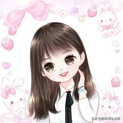 换个头像吧可爱又迷人的卡通女生头像2022新年必备