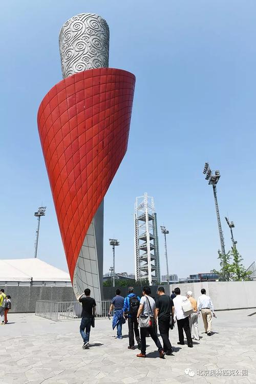 专家参观火炬广场