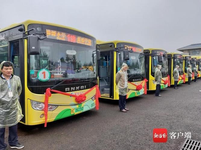 澄迈县城集中投放50辆新能源纯电动公交车