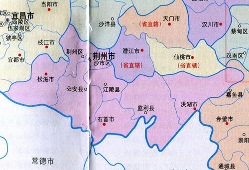 荆州8区县人口一览:监利市156万,沙市区66万