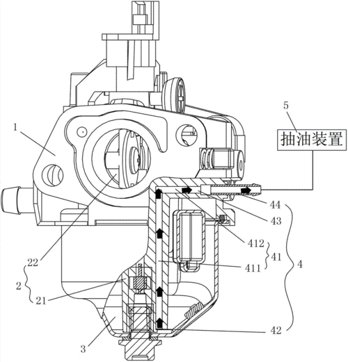 cn104141555b_一种化油器及其放油结构有效