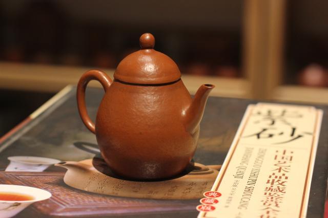 清代橘皮朱泥粗紫砂壶宜兴古壶手工茶壶茶壶