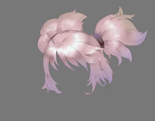 头发厚涂亮部暗部高光画法详细步骤你值得拥有