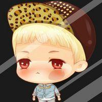 qq头像权志龙q版带字